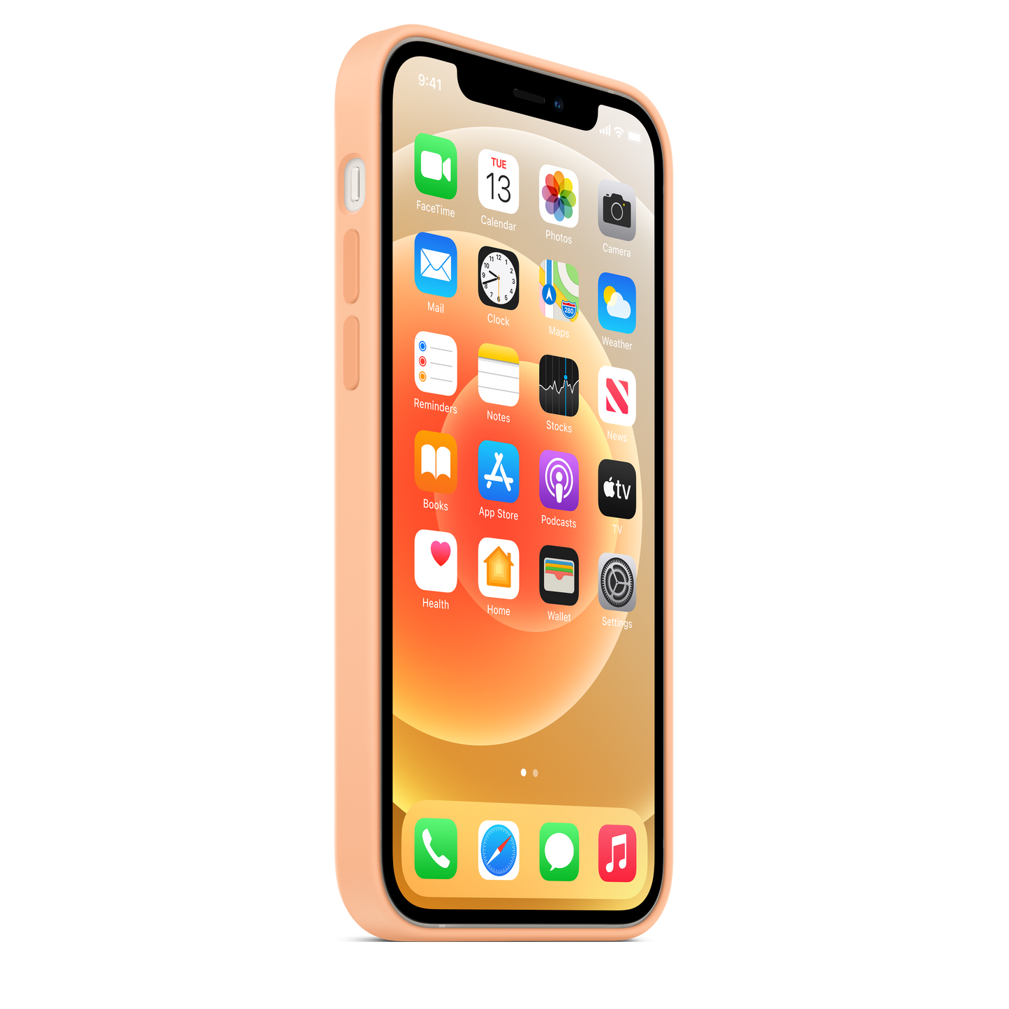 Funda de silicona con MagSafe para el iPhone 12 y iPhone 12 Pro, Cantalupo - Rossellimac