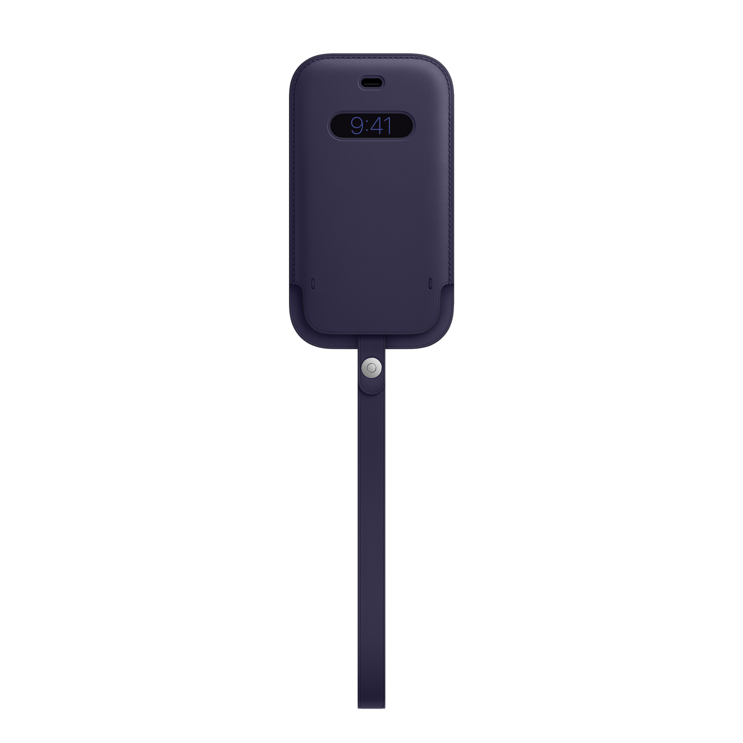 Funda integral de piel con MagSafe para el iPhone 12 mini, Violeta profundo - Rossellimac