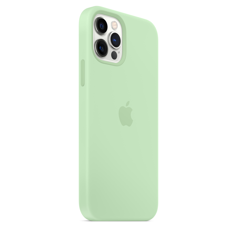 Funda de silicona con MagSafe para el iPhone 12 y iPhone 12 Pro, Pistacho - Rossellimac