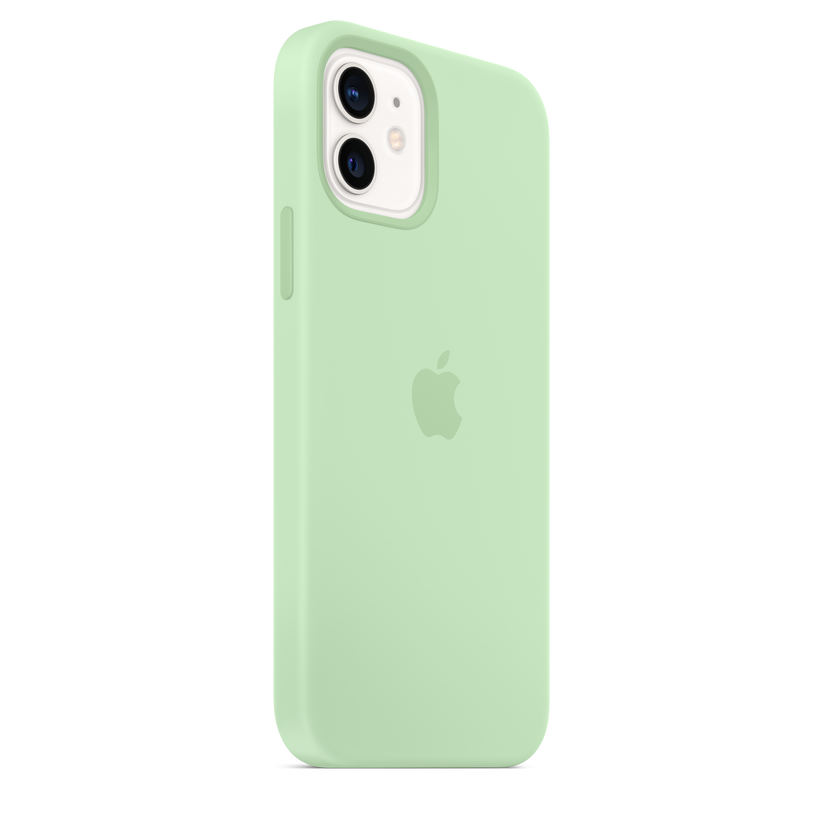 Funda de silicona con MagSafe para el iPhone 12 y iPhone 12 Pro, Pistacho - Rossellimac