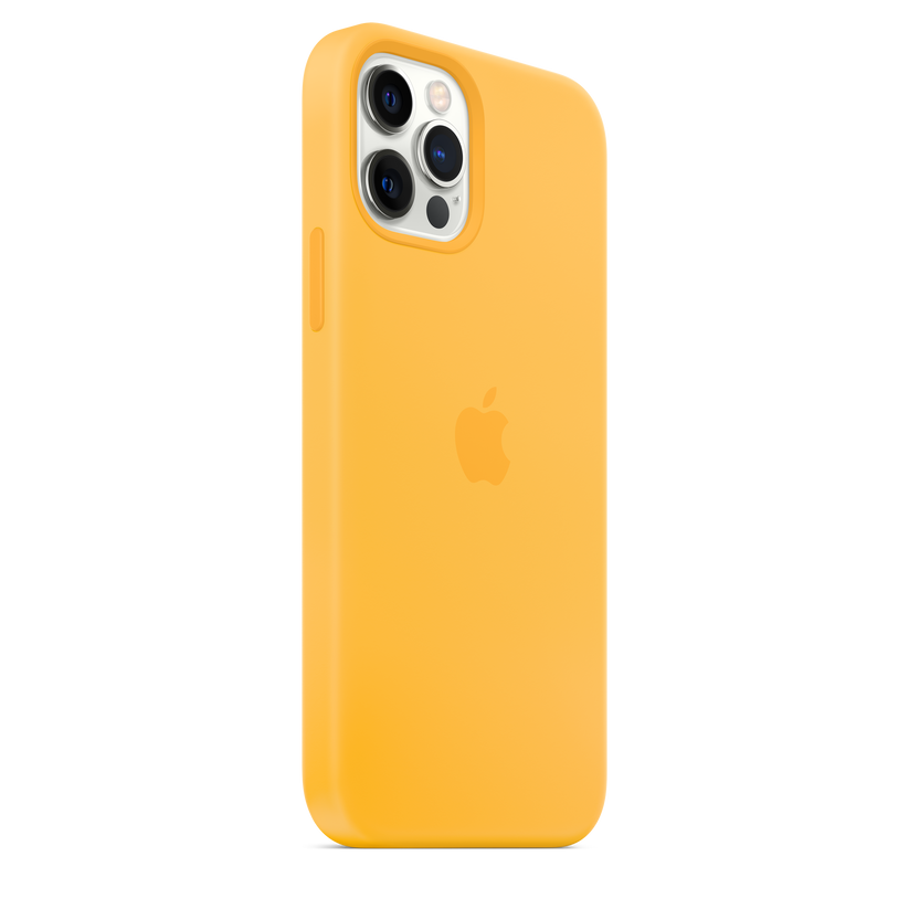 Funda de silicona con MagSafe para el iPhone 12 y iPhone 12 Pro, Girasol - Rossellimac