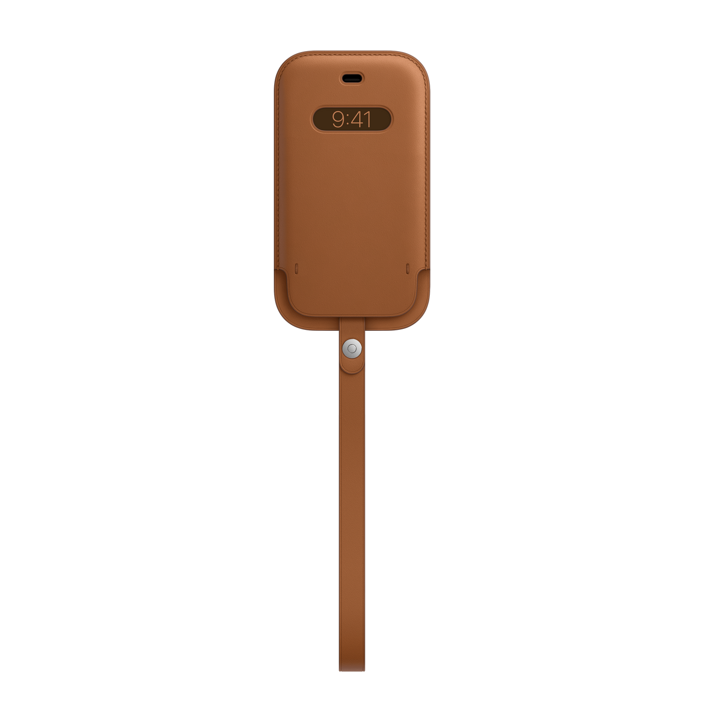 Funda integral de piel con MagSafe para el iPhone 12 mini, Marrón caramelo - Rossellimac