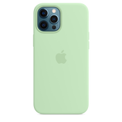 Funda de silicona con MagSafe para el iPhone 12 Pro Max, Pistacho - Rossellimac