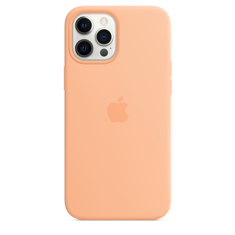 Funda de silicona con MagSafe para el iPhone 12 Pro Max, Cantalupo - Rossellimac