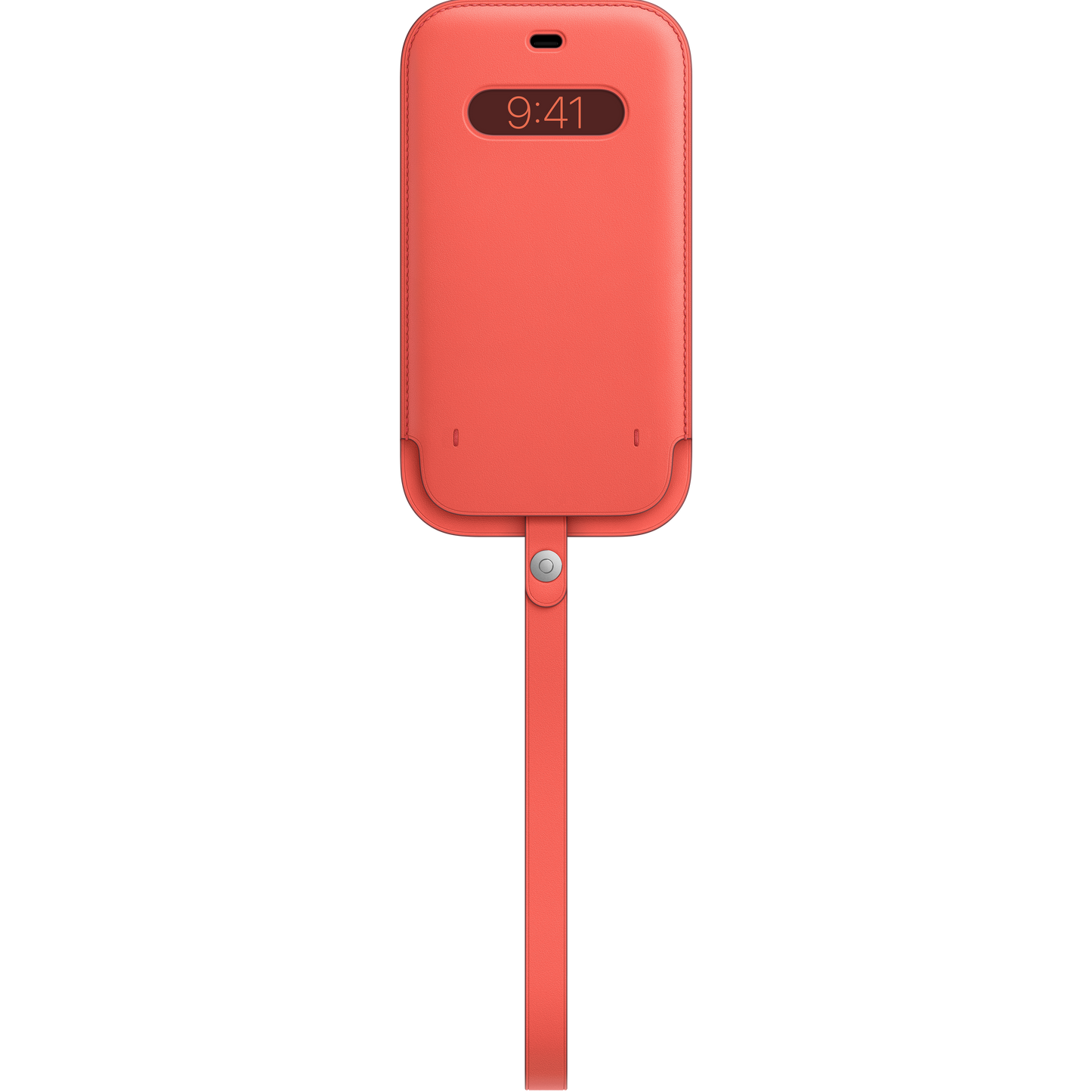 Funda integral de piel con MagSafe para el iPhone 12 Pro Max, Pomelo rosa
