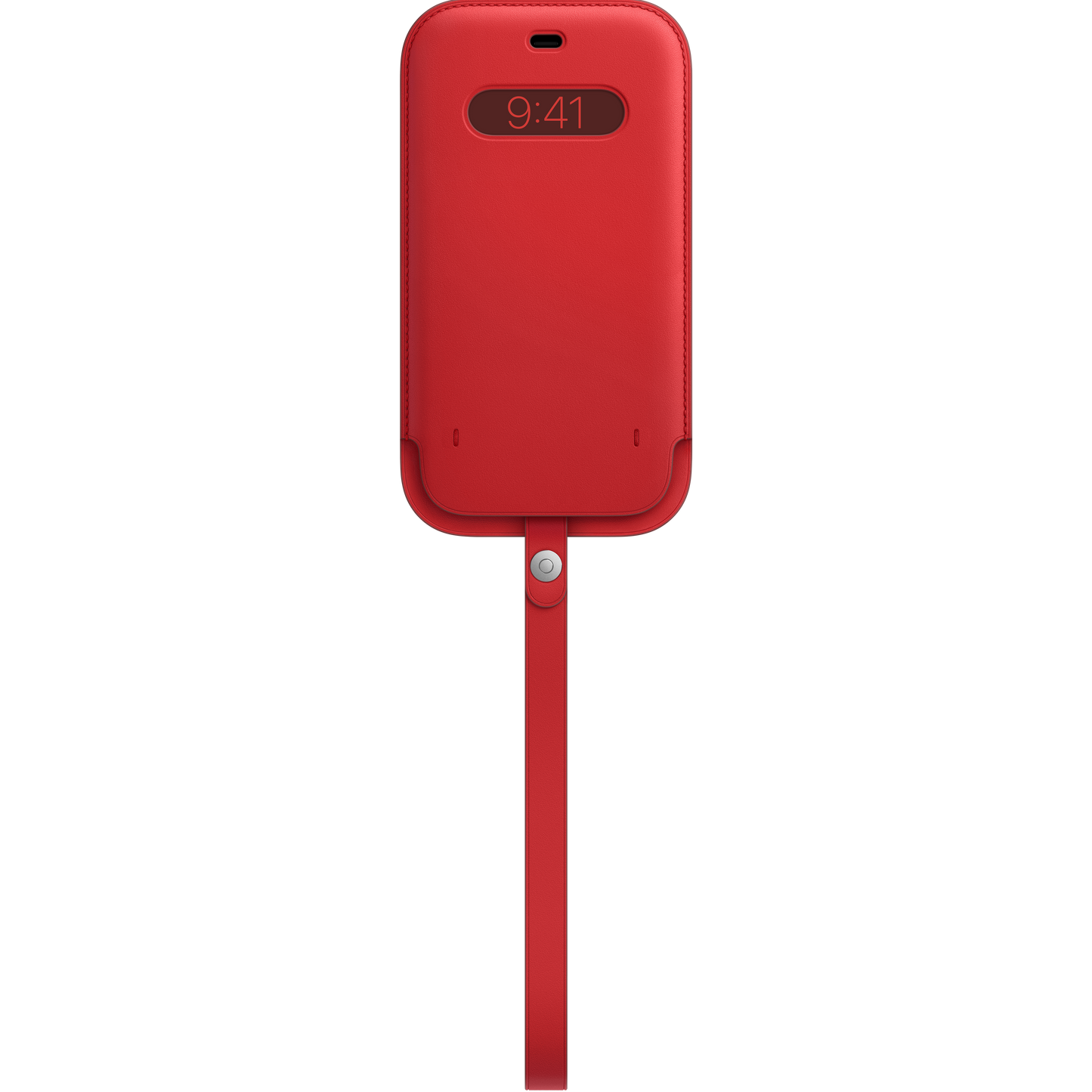 Funda integral de piel con MagSafe para el iPhone 12 Pro Max, (PRODUCT)RED - Rossellimac