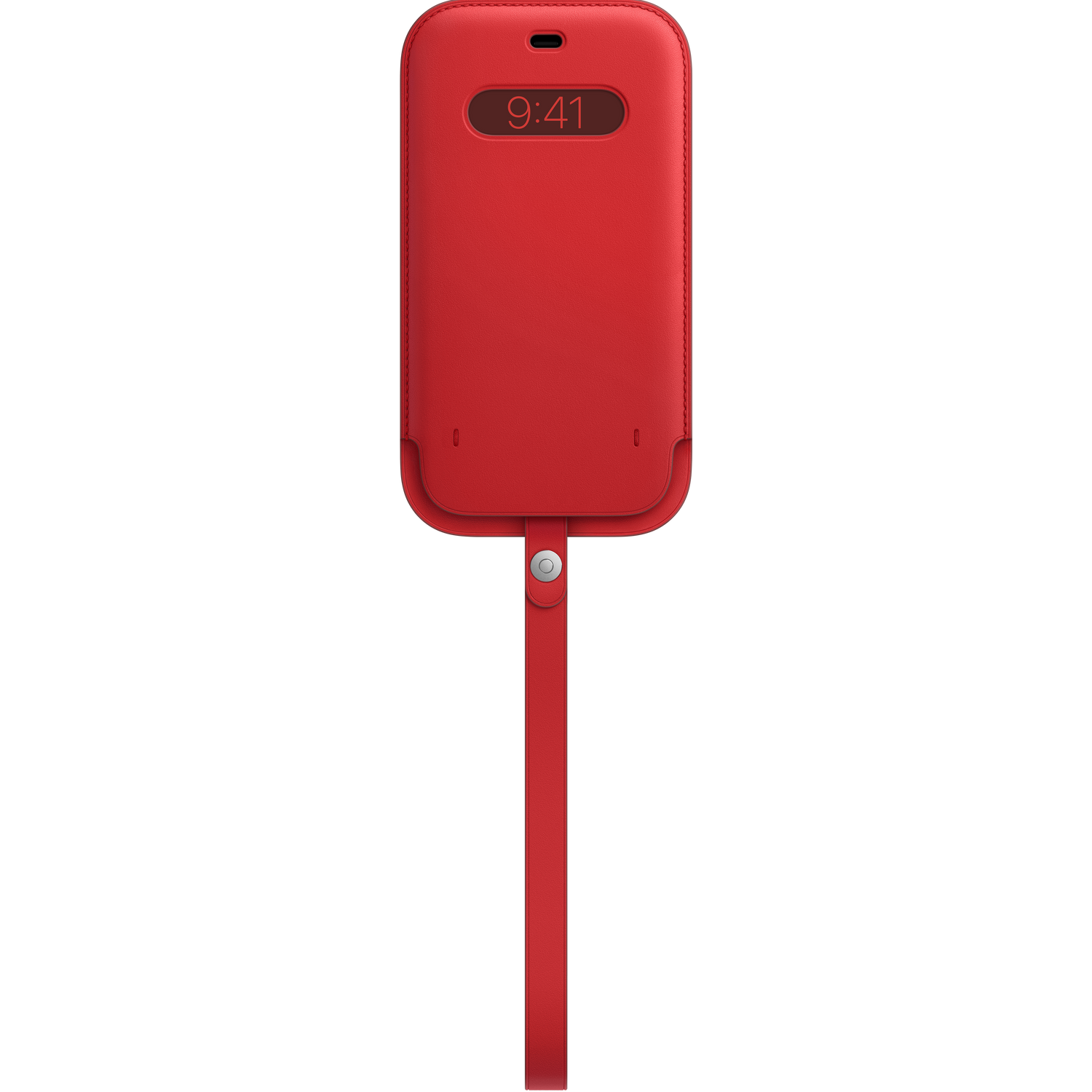 Funda integral de piel con MagSafe para el iPhone 12 Pro Max, (PRODUCT)RED - Rossellimac
