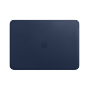 Funda de piel para el MacBook Air y el MacBook Pro de 13 pulgadas, Azul noche - Rossellimac