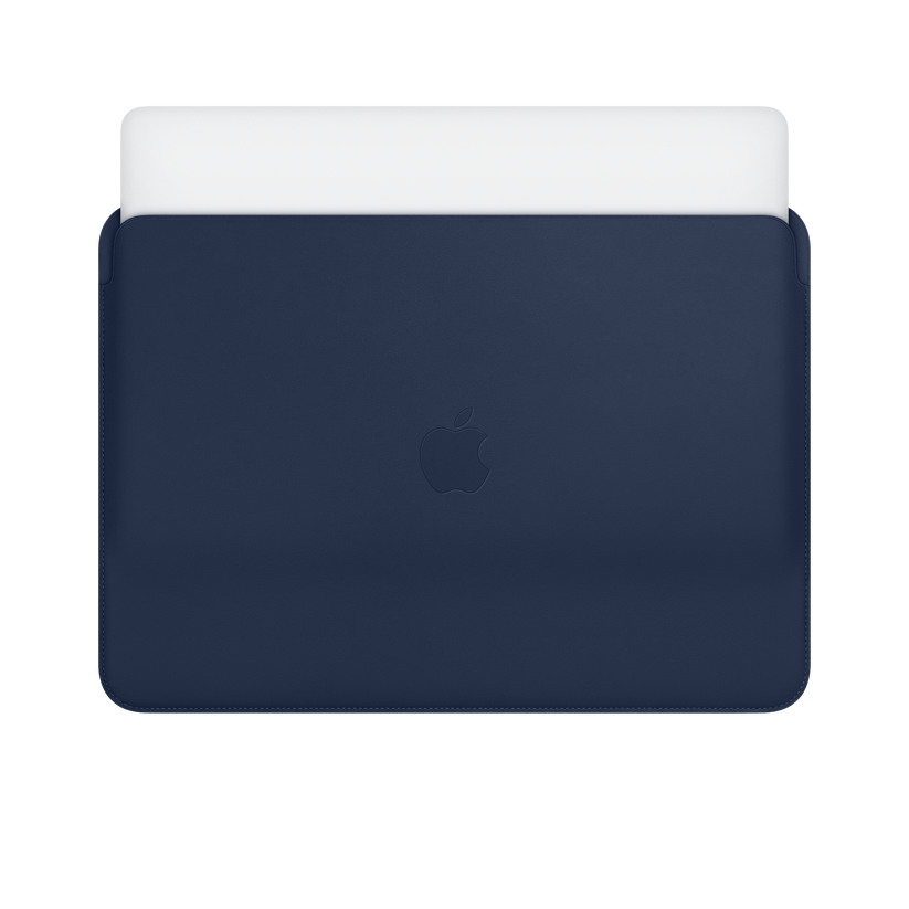 Funda de piel para el MacBook Air y el MacBook Pro de 13 pulgadas, Azul noche - Rossellimac