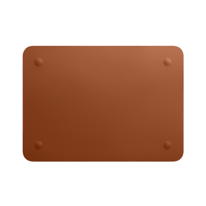 Funda de piel para el MacBook Air y el MacBook Pro de 13 pulgadas, Marrón caramelo - Rossellimac