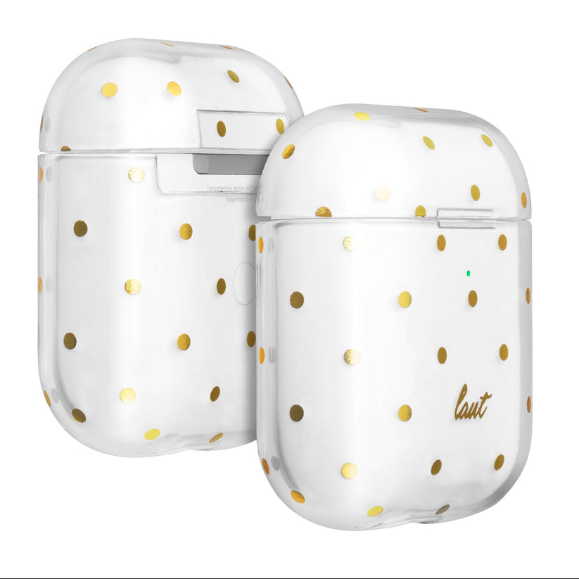 Funda para Airpods Dotty de LAUT Airpods 2gn Transparente - Rossellimac