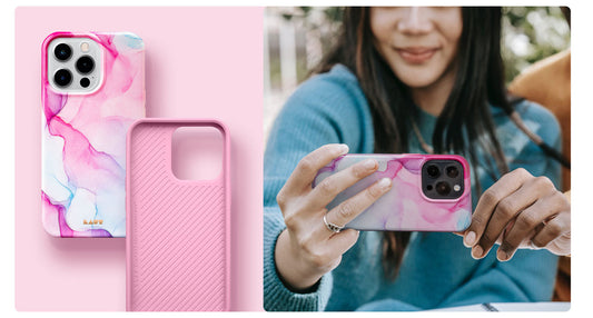 Funda para iPhone 13 HUEX INK de LAUT iPhone 13 Pro Rosa - Rossellimac