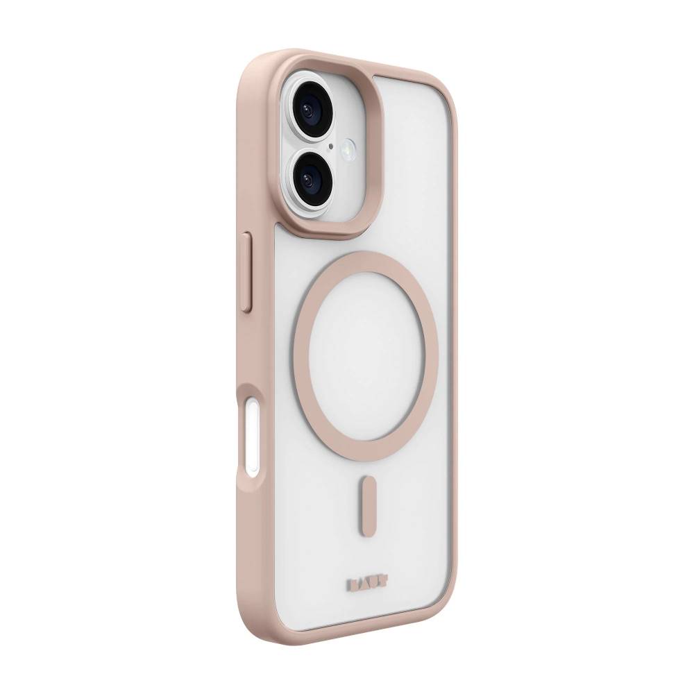 Funda Huex Protect para iPhone 16 oro rosa de LAUT