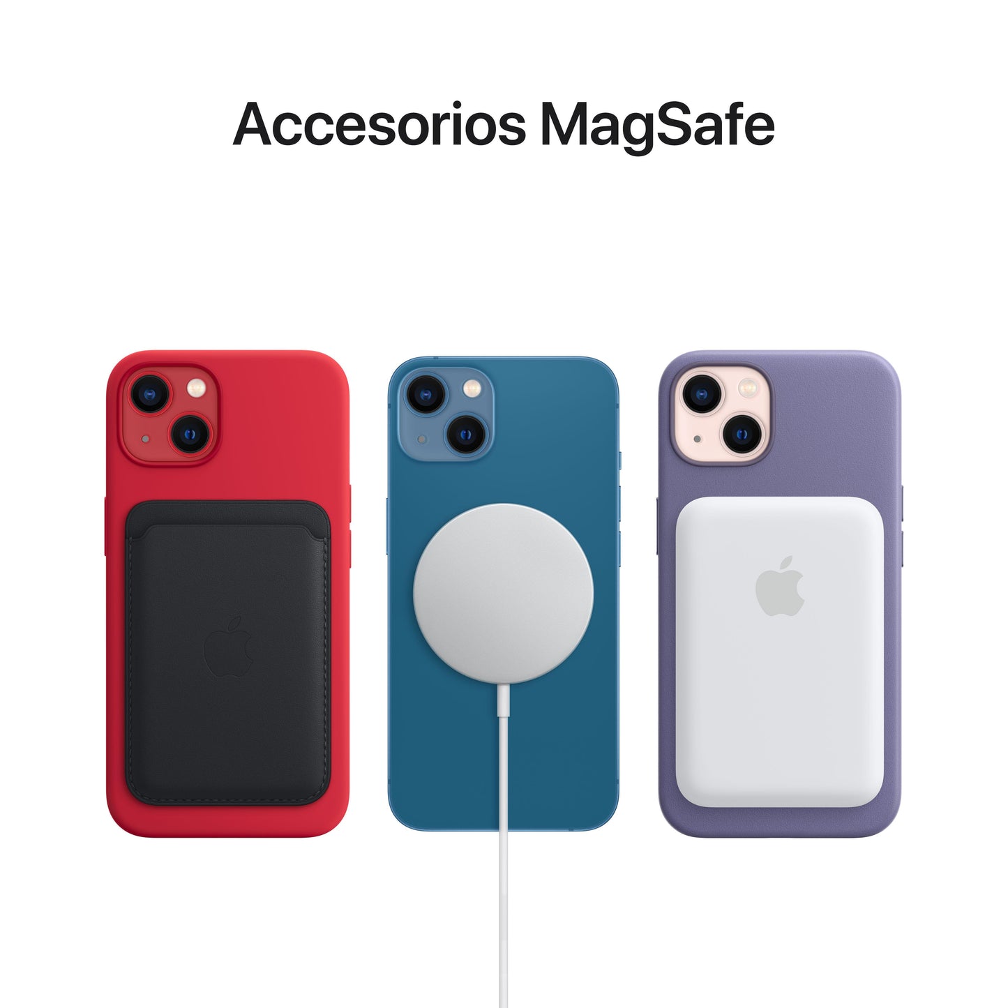Carcasa Cuero iPhone 13 mini Apple MagSafe Cereza Oscuro