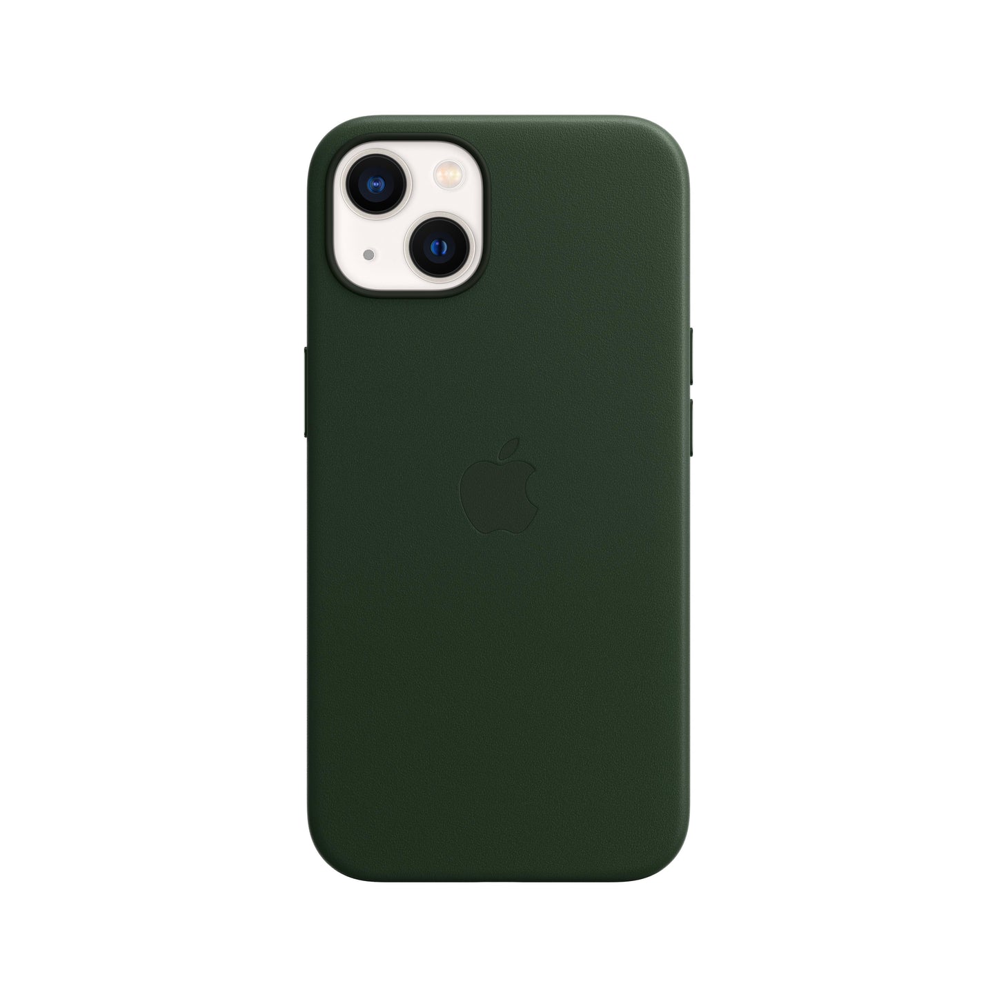 Funda de piel con MagSafe para el iPhone 13 - Verde secuoya - Rossellimac