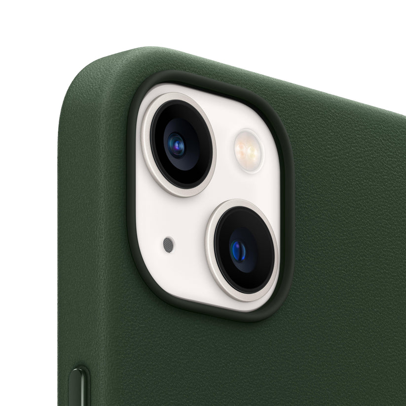 Funda de piel con MagSafe para el iPhone 13 - Verde secuoya - Rossellimac