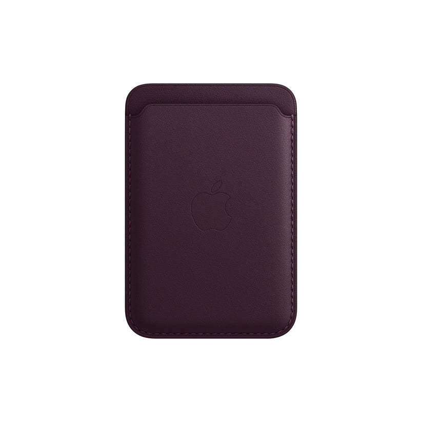 Cartera de piel con MagSafe para el iPhone -Cereza oscuro - Rossellimac