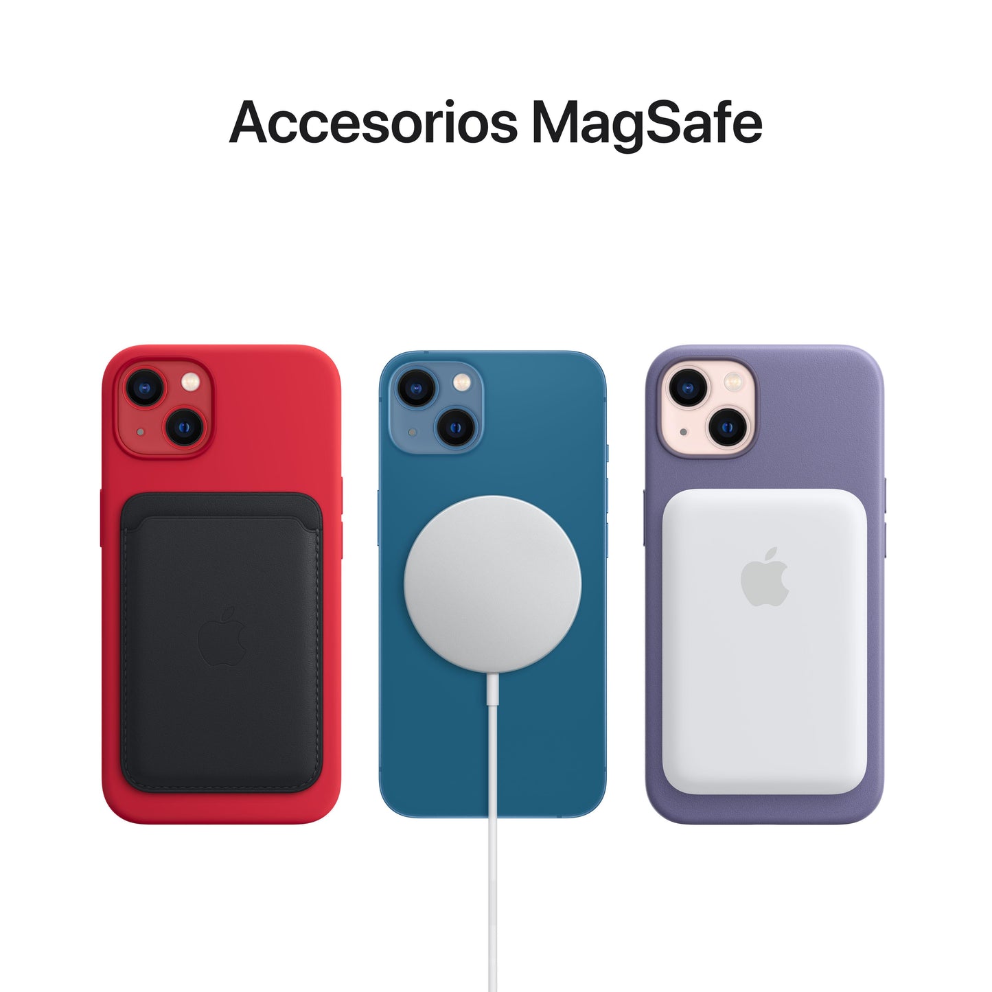 Cartera de piel con MagSafe para el iPhone - Naranja - Rossellimac