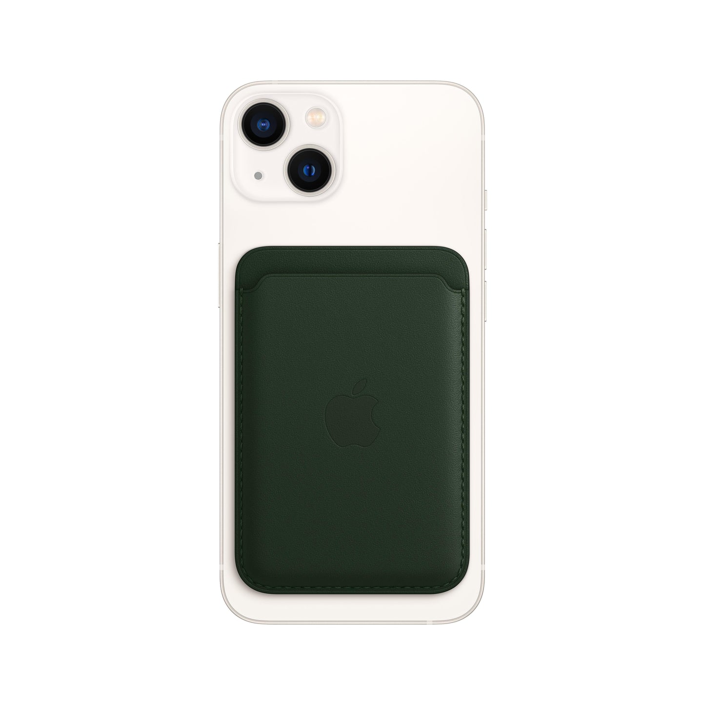 Cartera de piel con MagSafe para el iPhone - Verde secuoya - Rossellimac