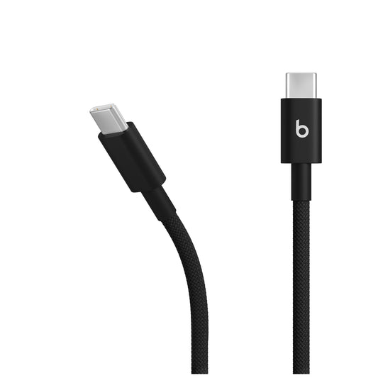 Cable trenzado USB-C a USB-C (1,5 m) Negro carbón | Beats