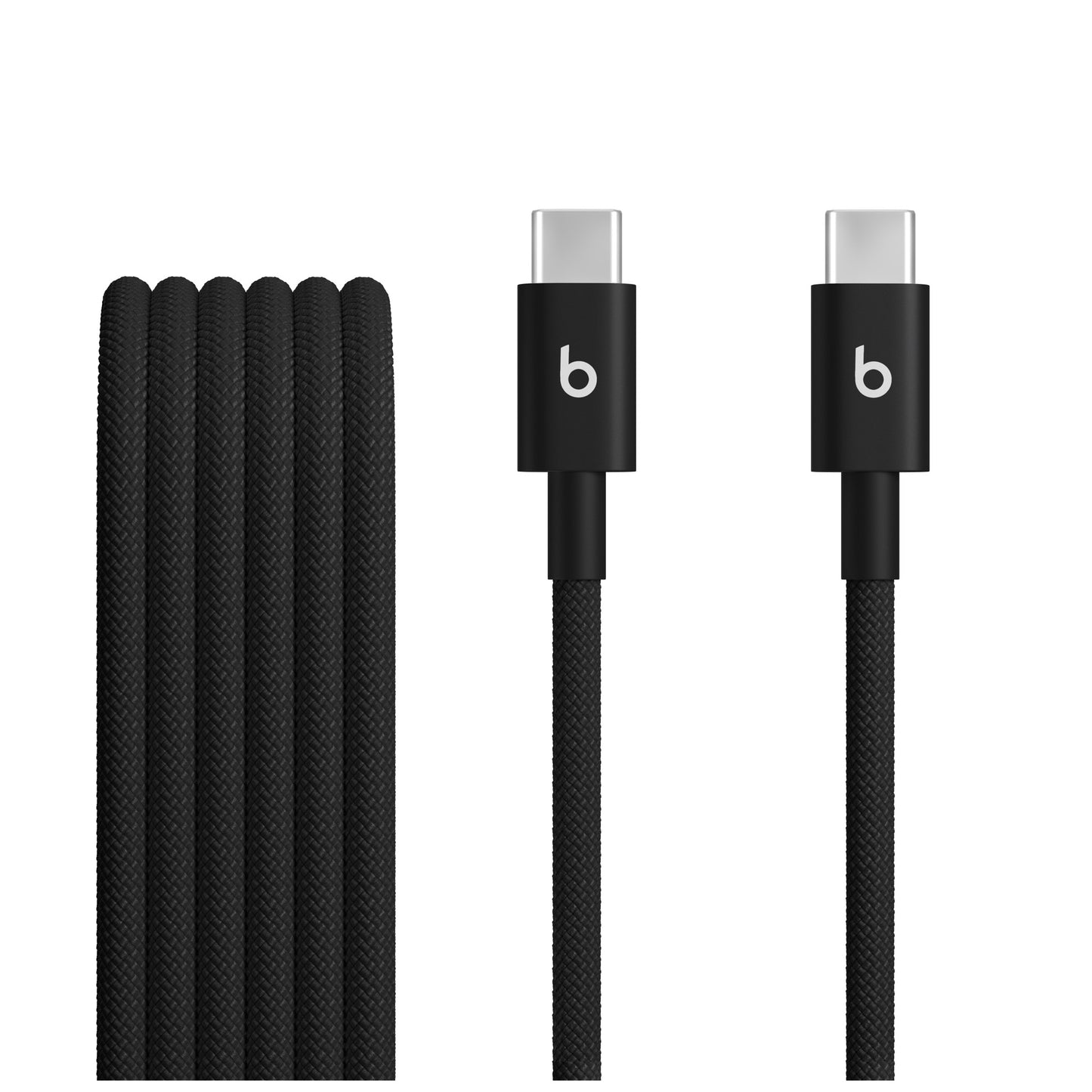 Pack dos cables trenzados USB-C a USB-C (1,5 m) Negro carbón | Beats