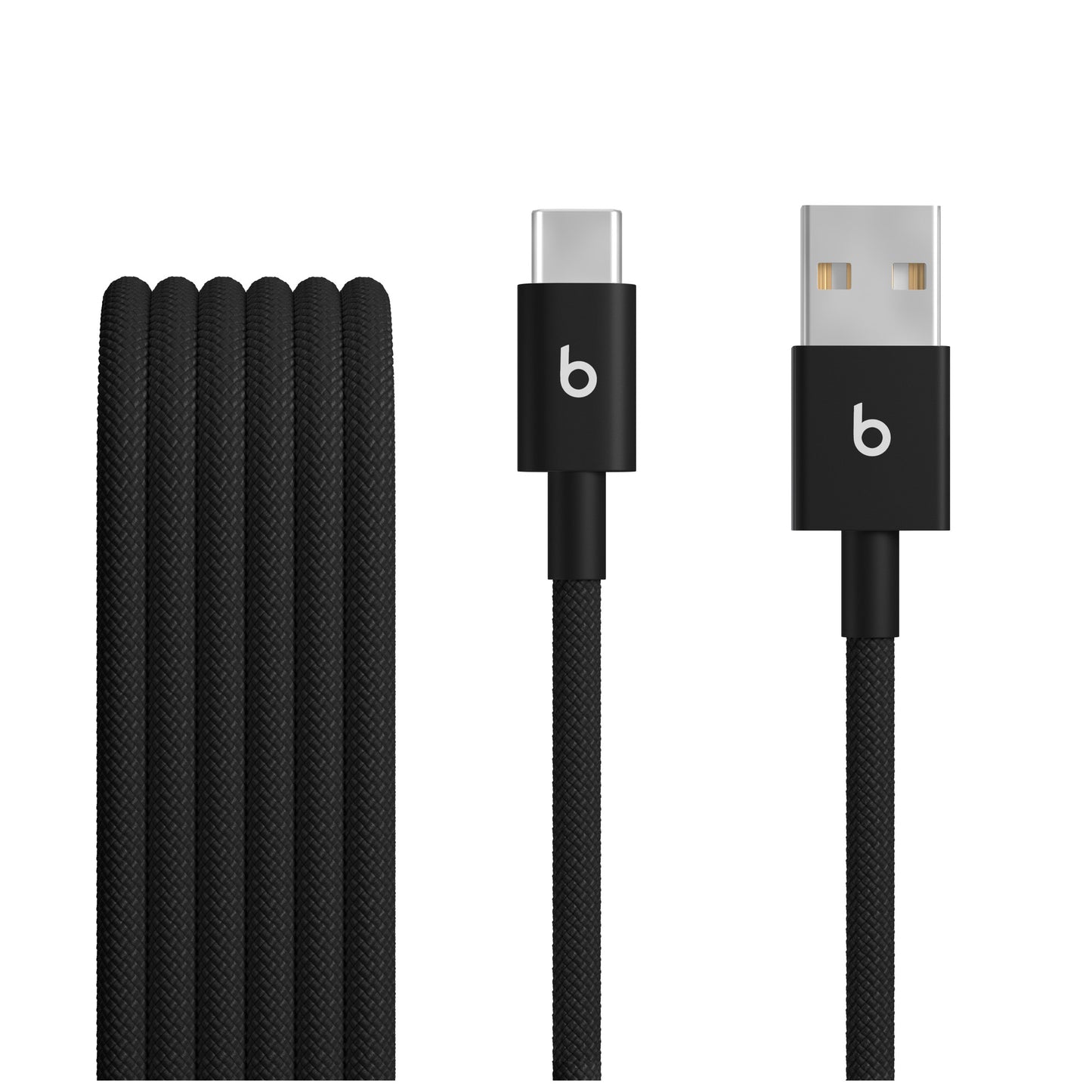 Cable trenzado USB-A a USB-C (1,5 m) Negro carbón | Beats