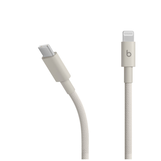 Cable trenzado USB-C a Lightning (1,5 m) Gris tormenta | Beats