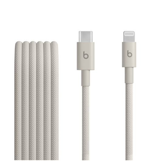 Cable trenzado USB-C a Lightning (1,5 m) Gris tormenta | Beats