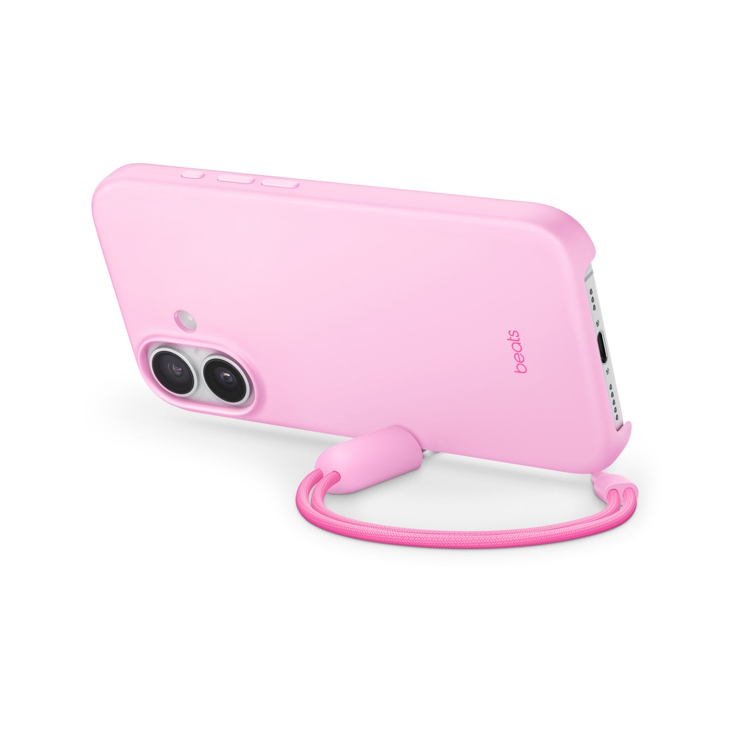 Funda Kickstand Rosa cuarzo MagSafe Control Cámara iPhone 17 | Beats