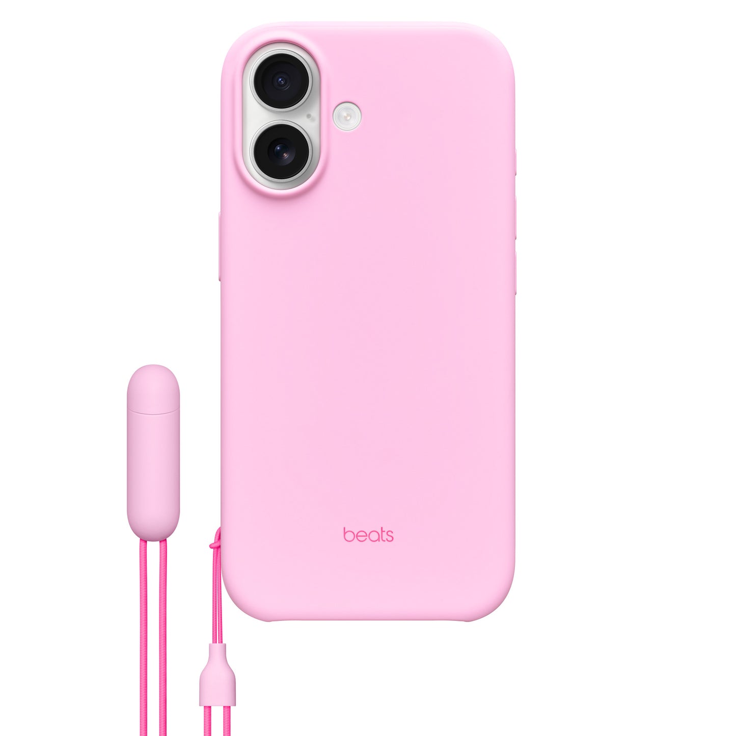 Funda Kickstand Rosa cuarzo MagSafe Control Cámara iPhone 17 | Beats