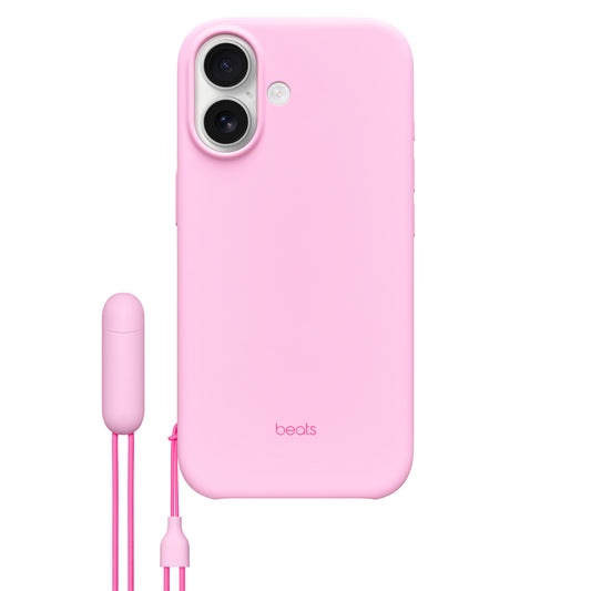 Funda Kickstand Rosa cuarzo MagSafe Control Cámara iPhone 17 | Beats