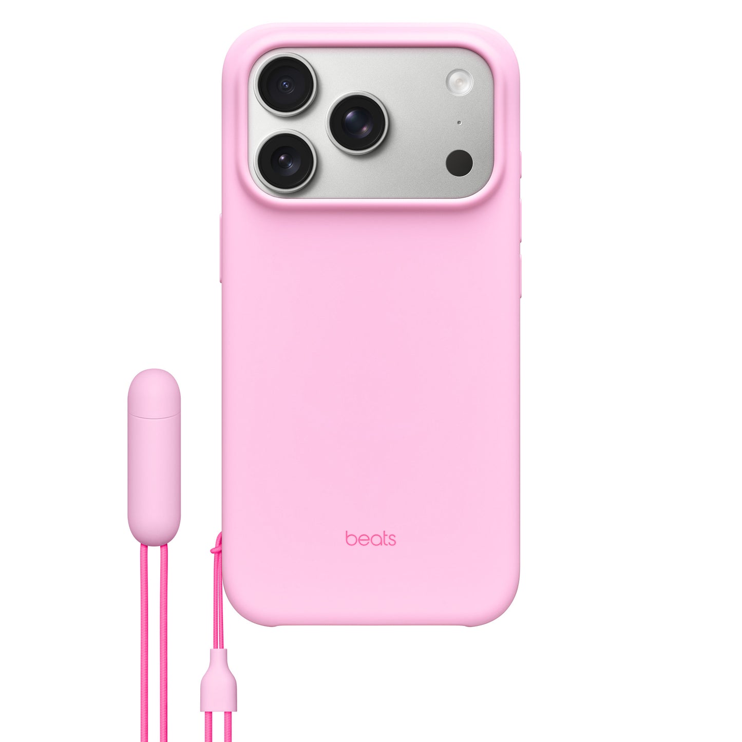 Funda Kickstand Rosa cuarzo MagSafe Control Cámara iPhone 17 Pro | Beats