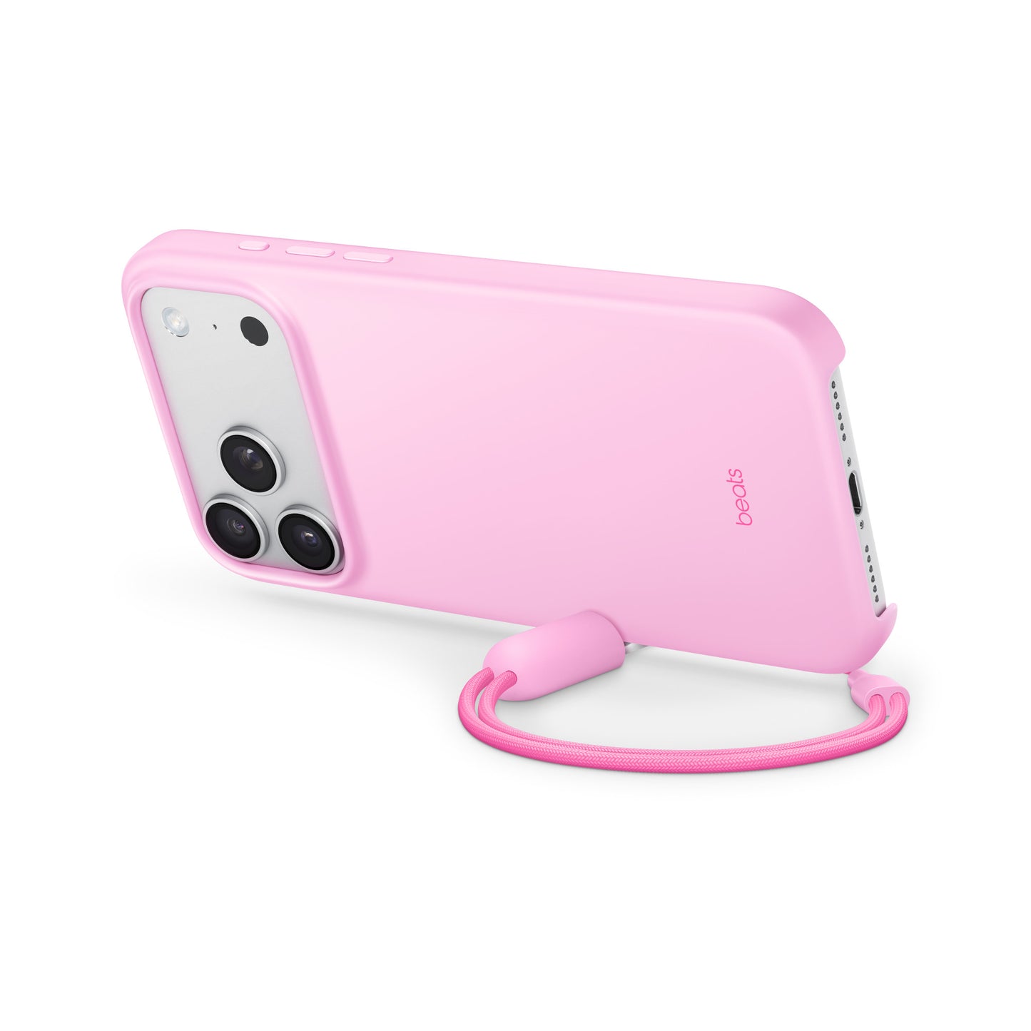 Funda Kickstand Rosa cuarzo MagSafe Control Cámara iPhone 17 Pro Max | Beats