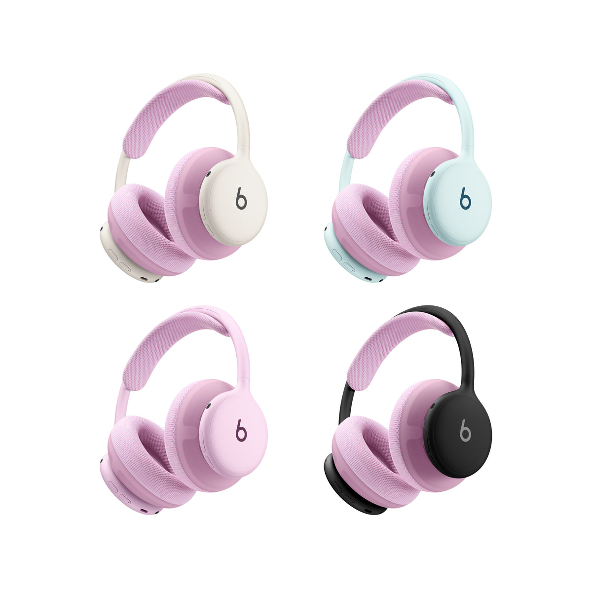 Kit almohadillas tejidas de alto rendimiento Auriculares over-ear 360 - Rosa | Beats