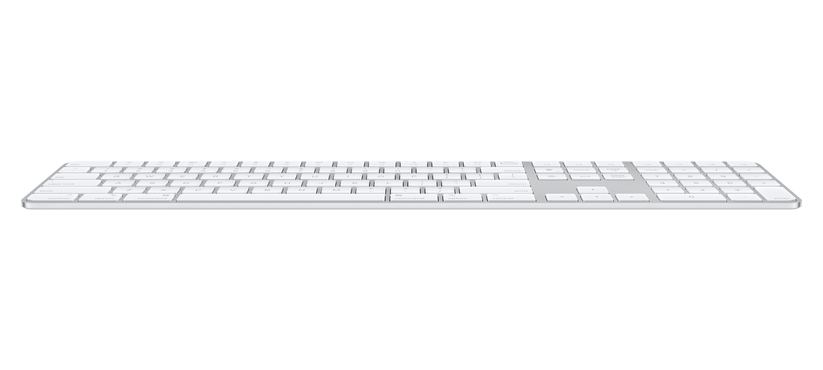 Magic Keyboard con Touch ID y teclado numérico para modelos de Mac con chip de Apple - Ucraniano - Teclas blancas - Rossellimac