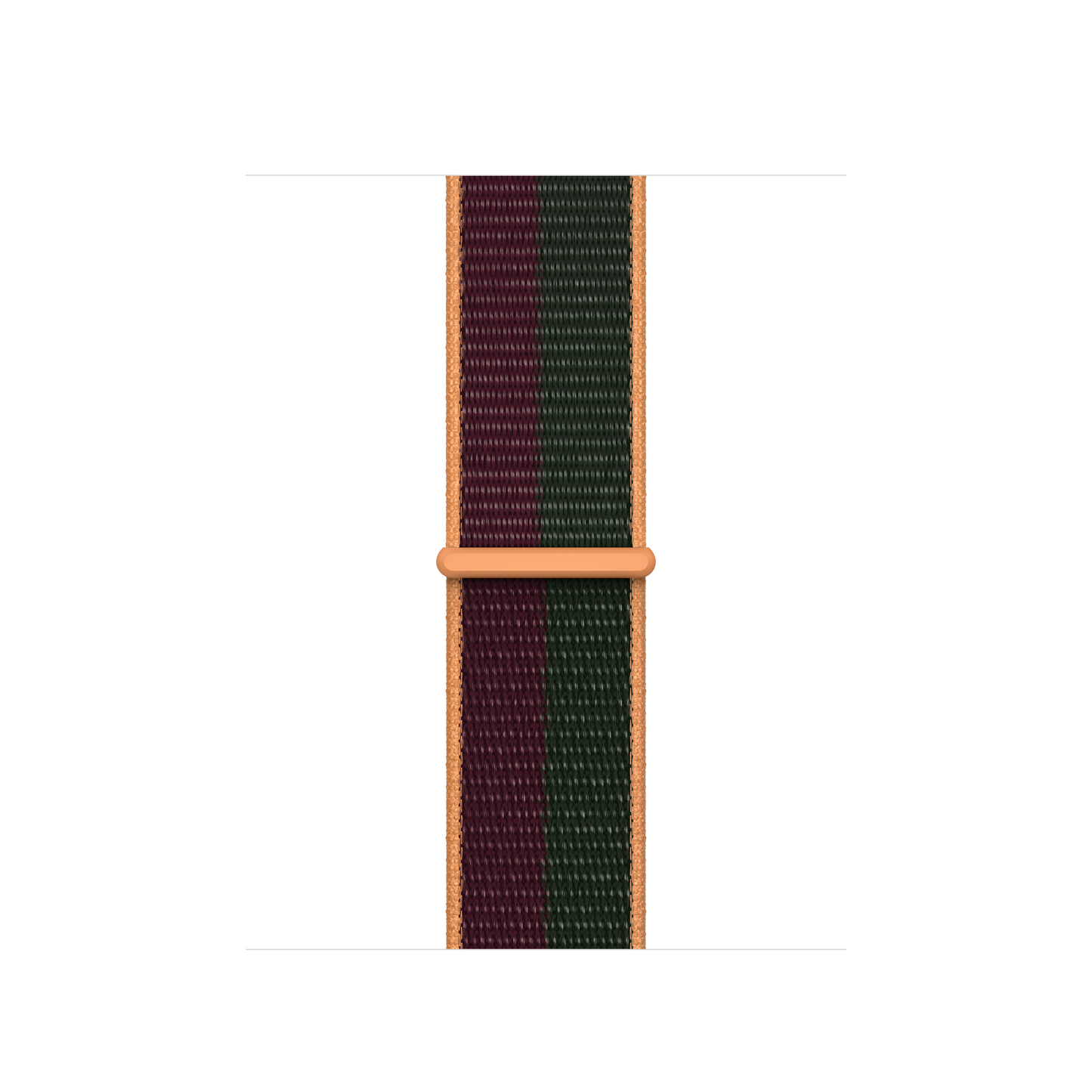 Correa Loop deportiva en color cereza oscuro/verde bosque (41 mm) - Rossellimac