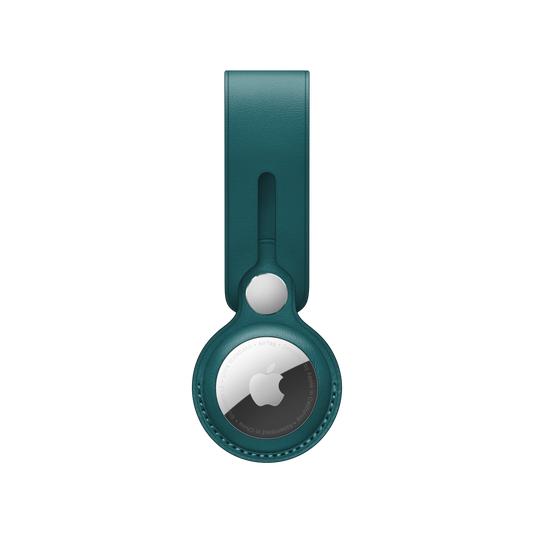 AirTag Leather Loop - Forest Green - Rossellimac