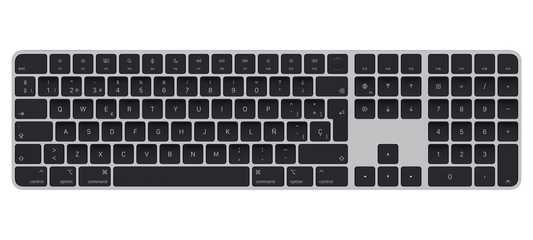 Magic Keyboard con Touch ID y teclado numérico para modelos de Mac con chip de Apple - Español - Teclas negras - Rossellimac