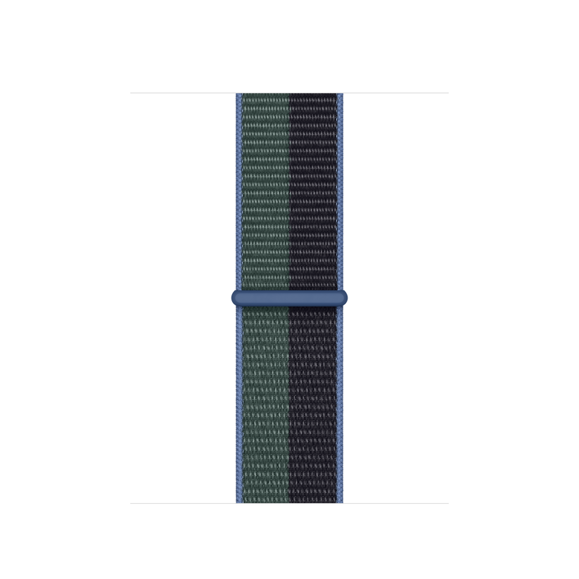 Correa Loop deportiva en color medianoche/eucalipto (41 mm) - Rossellimac