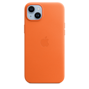 Funda de piel con MagSafe para el iPhone 14 Plus - Naranja - Rossellimac