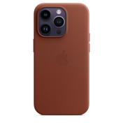 Funda de piel con MagSafe para el iPhone 14 Pro - Ocre oscuro - Rossellimac