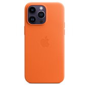 Funda de piel con MagSafe para el iPhone 14 Pro Max - Naranja - Rossellimac