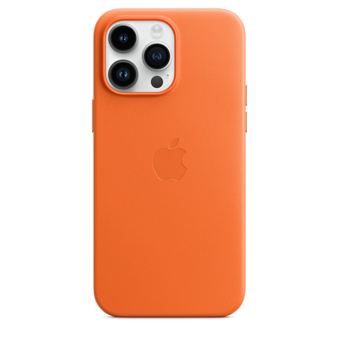 Funda de piel con MagSafe para el iPhone 14 Pro Max - Naranja - Rossellimac