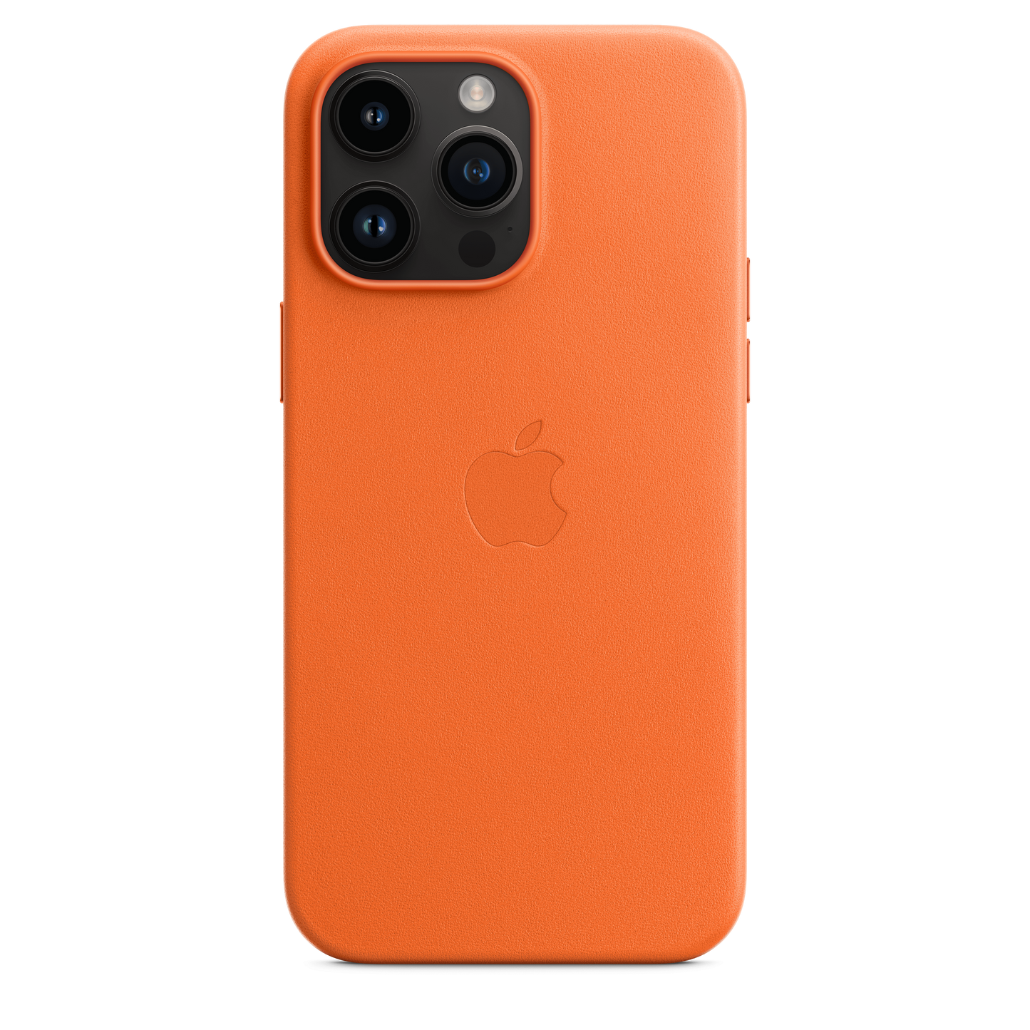 Funda de piel con MagSafe para el iPhone 14 Pro Max - Naranja - Rossellimac