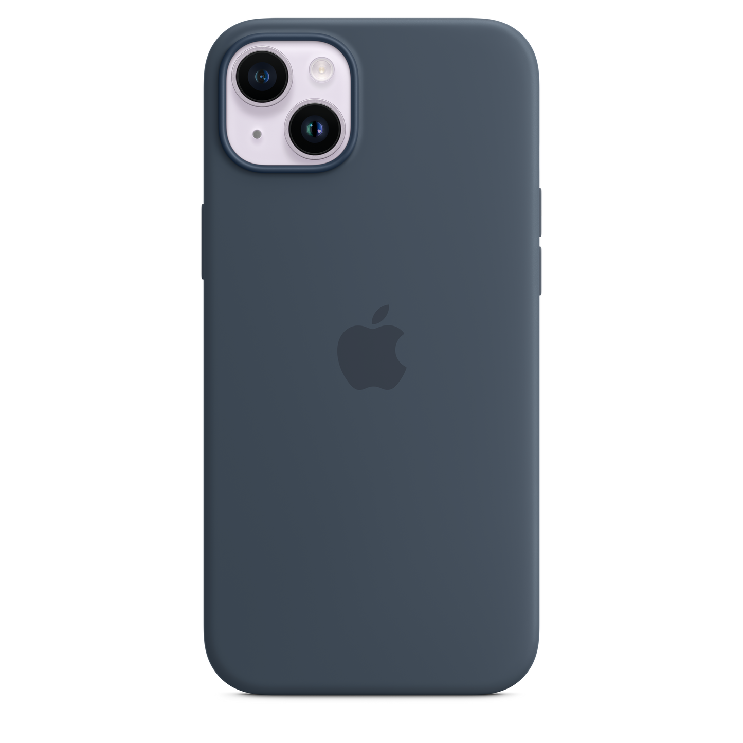 Funda de silicona con MagSafe para el iPhone 14 Plus - Azul tempestad - Rossellimac