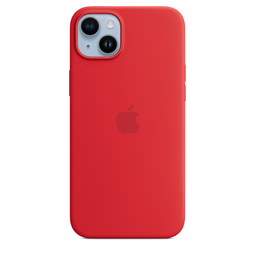 Funda de silicona con MagSafe para el iPhone 14 Plus - (PRODUCT)RED - Rossellimac