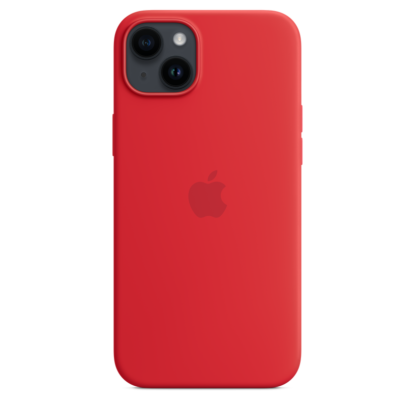 Funda de silicona con MagSafe para el iPhone 14 Plus - (PRODUCT)RED - Rossellimac