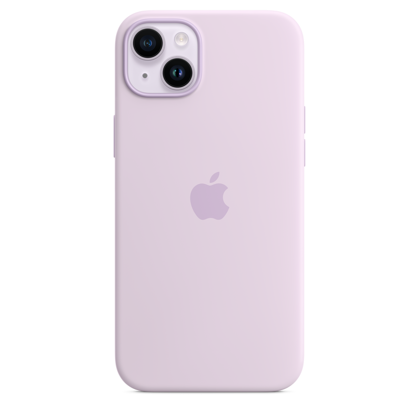 Funda de silicona con MagSafe para el iPhone 14 Plus - Lila - Rossellimac