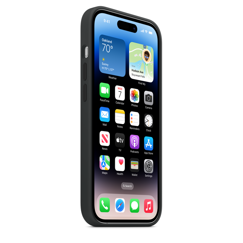 Funda de silicona con MagSafe para el iPhone 14 Plus - Medianoche - Apple  (ES)