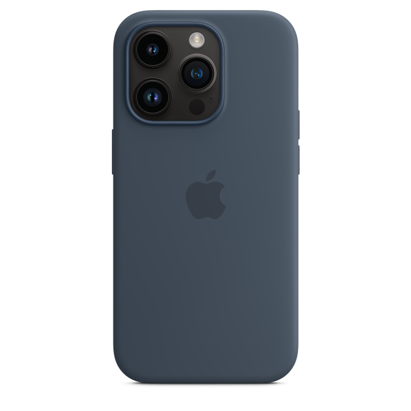 Funda de silicona con MagSafe para el iPhone 14 Pro — Azul celeste –  Rossellimac